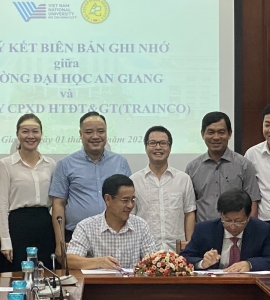 BUỔI LÀM VIỆC VÀ GIAO LƯU GIỮA CÔNG TY TRAINCO & ĐẠI HỌC AN GIANG