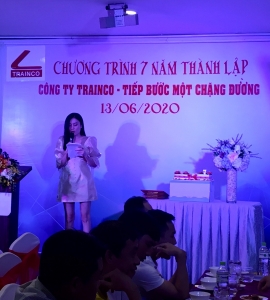 CHƯƠNG TRÌNH CHÀO MỪNG 7 NĂM THÀNH LẬP TRAINCO