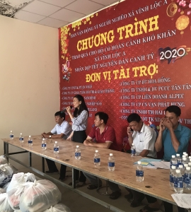 TRAINCO CÙNG CHƯƠNG TRÌNH TRAO QUÀ CHO HỘ CÓ HOÀN CẢNH KHÓ KHĂN XÃ VĨNH LỘC A DỊP TẾT CANH TÝ 2020