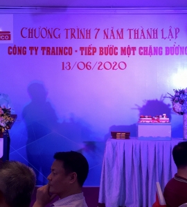 CHƯƠNG TRÌNH CHÀO MỪNG 7 NĂM THÀNH LẬP TRAINCO