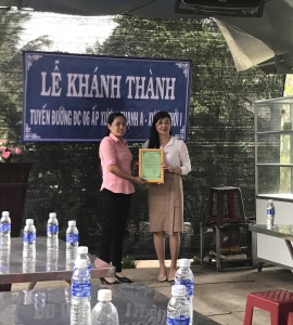 LỄ KHÁNH THÀNH ĐƯỜNG NÔNG THÔN TẠI HUYỆN THẠNH PHÚ - TỈNH BẾN TRE